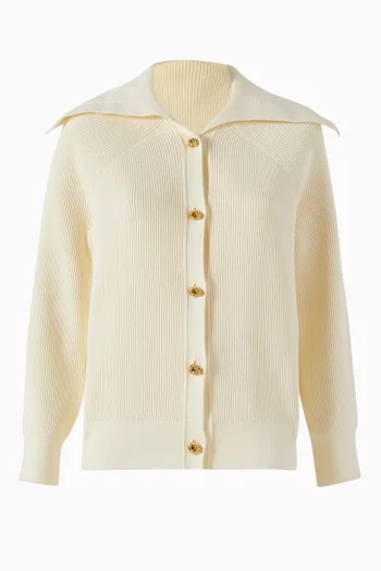 Metal-knot Cardigan