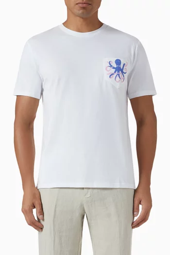 Octopus T-shirt in Organic Cotton