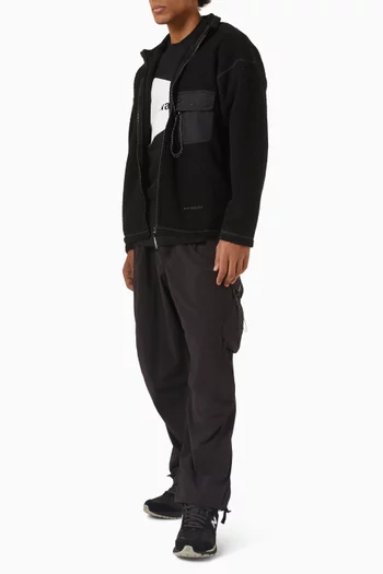57 JQ Stand Zip Jacket in Re-wool