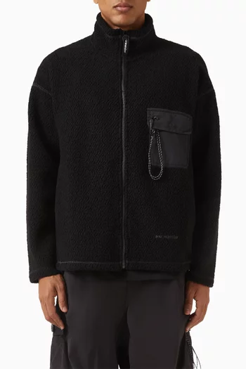 57 JQ Stand Zip Jacket in Re-wool