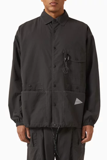 69 Shirt Jacket in Crinkled-nylon