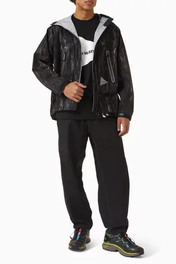 96 High Count Wide-leg Sweatpants in Cotton-blend