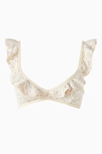 The Ruffle Bralette Bikini Top