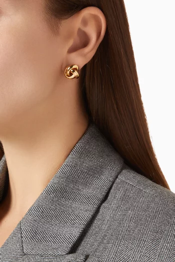 1980s Vintage Love Knot Earrings