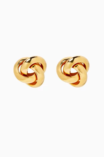 1980s Vintage Love Knot Earrings