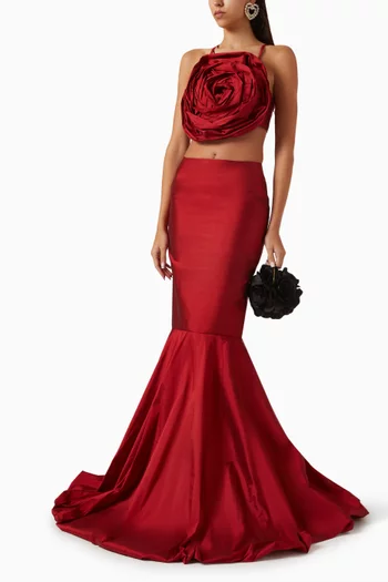 Vent Leger Mermaid Skirt in Taffeta