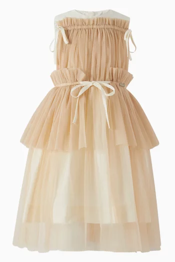 Princess Ruched Dress in Tulle