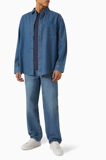 Relaxed-fit Shirt in Cotton-denim