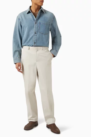 Relaxed-fit Shirt in Cotton-denim