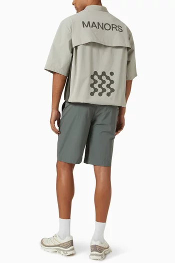 Shooter Shirt in Stretch Nylon