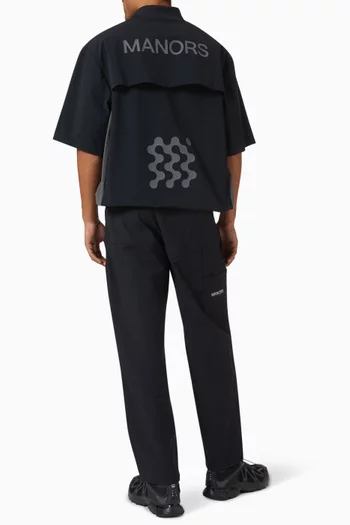 Shooter Shirt in Stretch Nylon