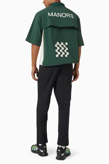 Shooter Shirt in Stretch Nylon