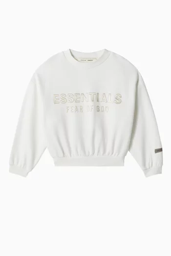 Logo Sweatshirt in Fleece