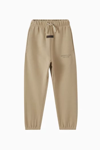 Relaxed Logo Sweatpants in Fleece