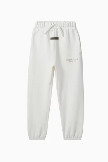 Relaxed Logo Sweatpants in Fleece
