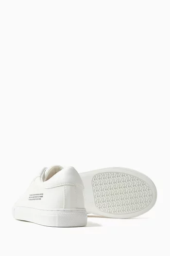Low-cut Sneakers in Grape Leather