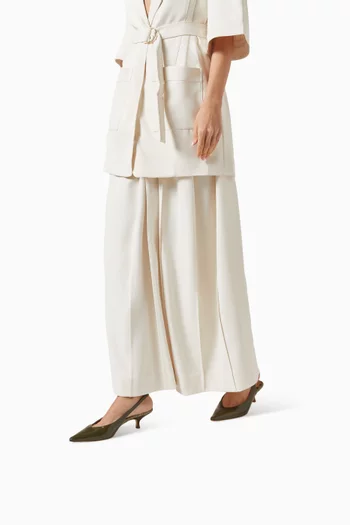 Silvana 50 Slingback Pumps in Faux Leather