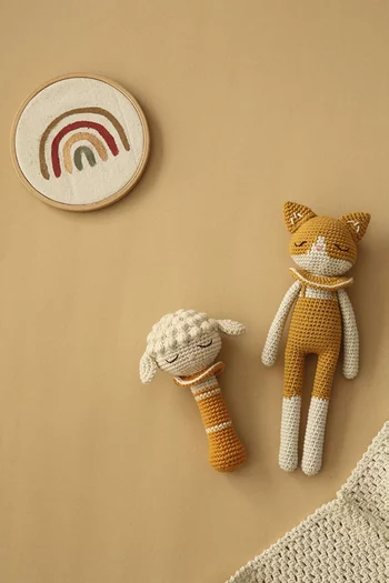 Lamb Rattle Toy
