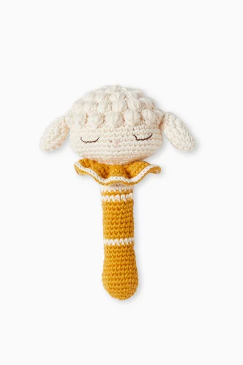 Lamb Rattle Toy