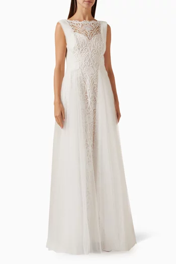 Alamo Embroidered Bridal Gown
