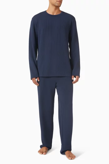 Long Pyjama Set in Cotton