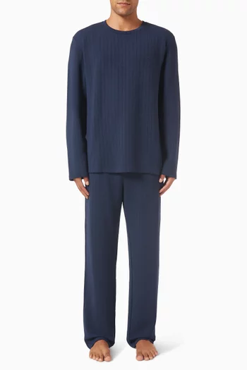 Long Pyjama Set in Cotton