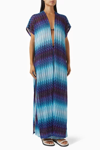 Raschel-knit Cover-up