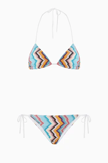 Zig-zag Bikini Set