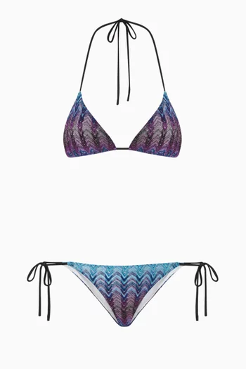 Zig-zag Bikini Set