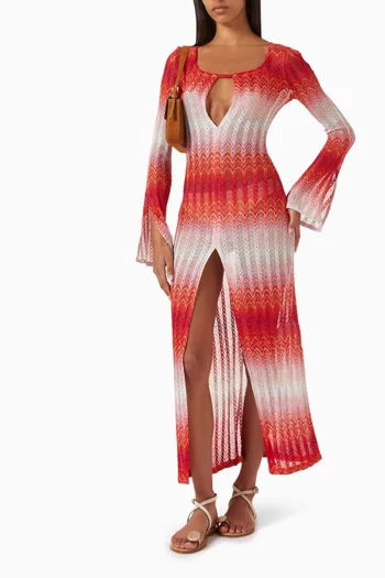 Zig-zag Cover-up Dress