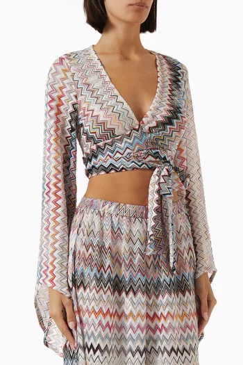 Zig-zag Crop Top