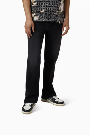 سنيكرز أسفل الكاحل برقعات هيكل عظمي وتصميم باندانا جلد