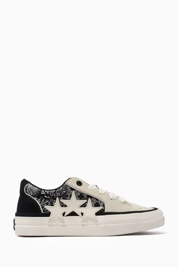 Bandana Sunset Skate Sneakers in Leather