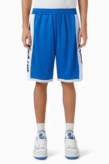Script Logo Basketball Shorts in Mesh