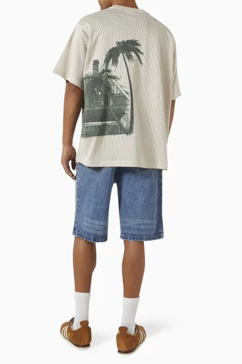 Country Club Football T-shirt in Mesh