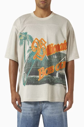 Country Club Football T-shirt in Mesh