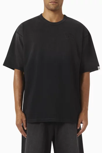 Embroidered Arch Logo T-shirt in Cotton