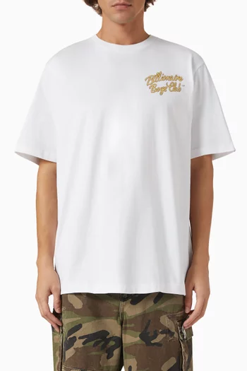 Script Logo T-shirt in Cotton