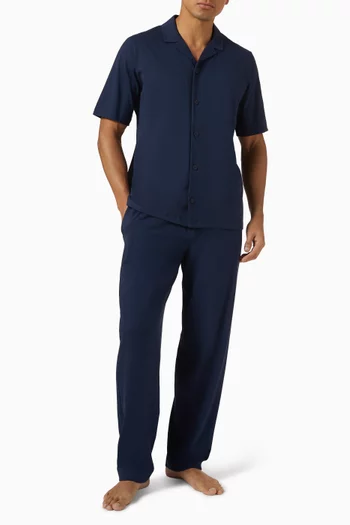 Night & Day Henley Shirt in Cotton Jersey