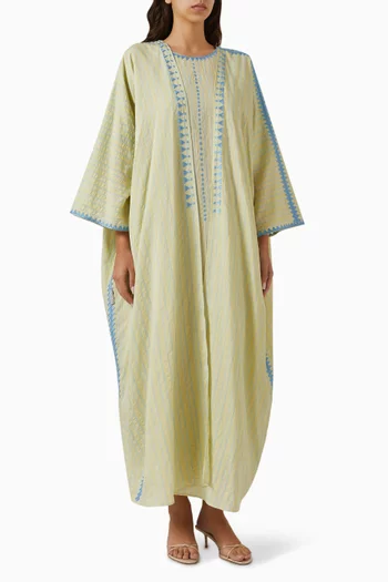Embroidered Abaya Set