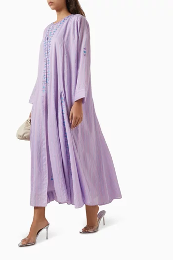 Embroidered Abaya Set