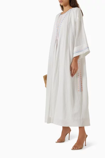 Embroidered Abaya Set