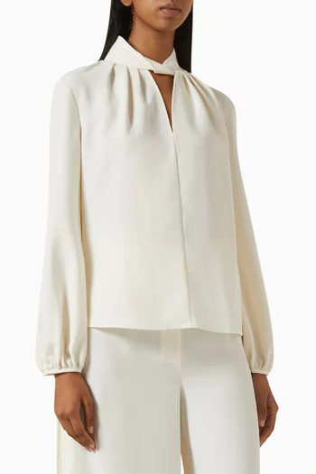 High-neck Top