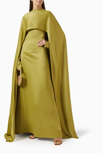 Kaelia Dress & Cape Set