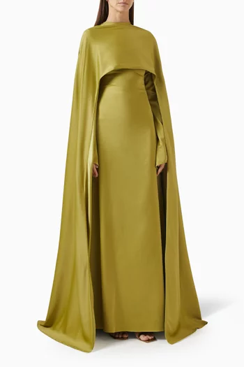 Kaelia Dress & Cape Set