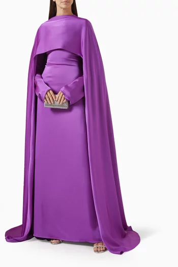 Kaelia Dress & Cape Set