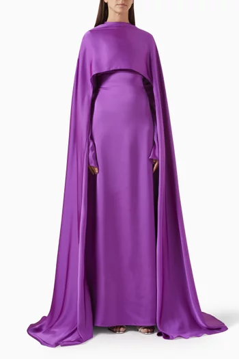 Kaelia Dress & Cape Set