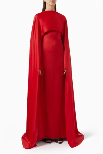 Kaelia Dress & Cape Set