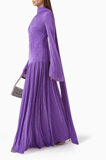 Kaelen Scarf Dress in Jersey