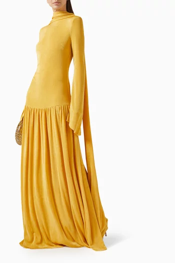 Kaelen Scarf Dress in Jersey